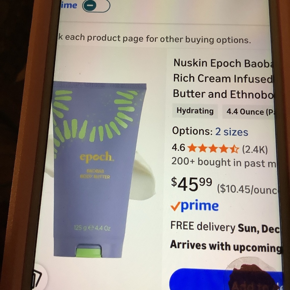 Buskin Epoch Baobab Body Butter UNISEX NEW STOCK - Picture 6 of 7